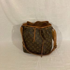 Louis Vuitton Petit Noe Shoulder Drawstring Bag